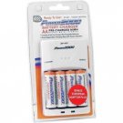Power2000 4 Pack AA 2300mAh Battery + Charger Pre-Charged