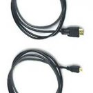 2 HDMI Cables for Sony HDR-PJ510 HDR-PJ510E HDR-PJ650 HDR-PJ650E PJ650V PJ650VE