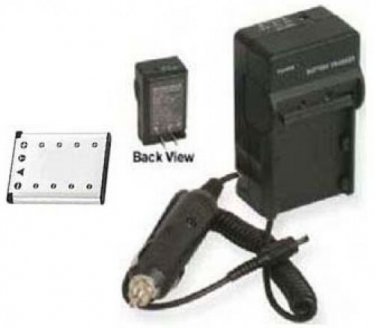Battery + Charger for Casio EX-G1RD EX-S7 EX-S7BK EX-Z270GY EX-Z270PK EX-Z37