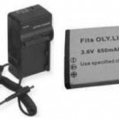 Battery +Charger for Olympus VG-120 VG-130 VG-140 X-940