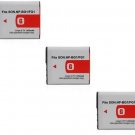 3X Batteries for Sony DSC-HX5 DSC-HX7 DSC-HX9 DSC-N1 DSC-T25 DSC-T100 DSC-W50