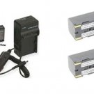 2X Batteries +Charger for Samsung SC-L810 SC-L860 SC-L870 SC-L901 SC-L906 SC-M51