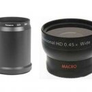 Wide lens + DMWLA8 Tube Adaptor bundle for Panasonic DMC-FZ70 DMC-FZ70K DMC-FZ72
