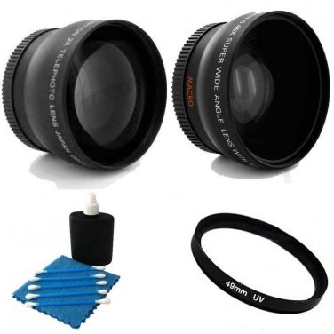 Tele lens + Wide +UV Bundle For Panasonic HC-V710PC HC-V720PC HC-V750M HC-W850M