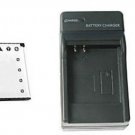 Battery + Charger for Olympus FE4010 X-930 X930 X-560WP