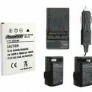 Battery + Charger for Nikon P1 P2 S1 S2 S3 S5 EN-EL8