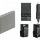 Battery + Charger kit for Pentax Optio WPi W10 W20 A40