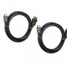 2X HDMI Cables for Sony HDR-AS10 HDR-AS10/B HDR-AS15 HDR-AS15/B HDR-GW77VE