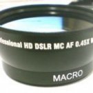 Wide Lens for Canon HFG10 HF S10 G10 S100 HFS10 HFS100