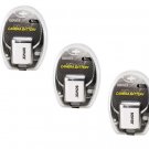 THREE 3X NP-BK1 NP-BKI Batteries for Sony DSC-W190 MHS-CM5 MHS-PM1 MHS-PM5 PM5K
