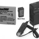 Battery + Charger for Canon IXY Digital L3 L4 100 300 HS IXUS 130 IS 130IS