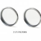 TWO 2 UV Filters for SAMSUNG SC-HMX10C SC-HMX10N SC-HMX10CN SC-D354 SC-D382/XAA