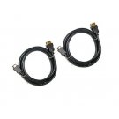 2X HDMI Cables for Sony Alpha SLT-A99 SLTA99VBDL SLT-A99V SLTA99VK SLT-A37 A37K