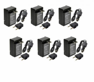6X SB-LH82 CS-SBLH82 Charger for Samsung SC-MS10S SCMS10R SC-MS11 VPMS11 VPMS21
