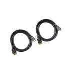 2X HDMI Cables for Sony HDR-CX730 HDR-CX730E HDR-CX740 HDR-CX740VE HDR-CX760VE