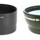 Super Wide Lens + Tube Adapter bundle for Nikon CoolPix L120 L310 Digital Camera