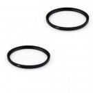 TWO 2x Multi Coated UV Glass Filters for Canon EF 16-35mm f/2.8L II USM Lens
