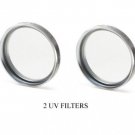 Two 2 UV Filters for Sony DCR-DVD608E DCRDVD608E DCR-DVD610E