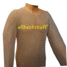 Butted Chain Mail Aluminium Shirt with Silver Anodizing Small