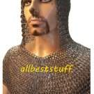 Chain Mail Coif Round Rivet with Flat Washer Heavy Coif 8mm