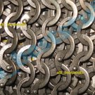 MS Chainmail Flat Riveted with Flat Solid Rings Chain mail- SHEET Only