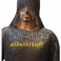 Chain Mail Shirt Flat Riveted with Flat Washer Integrated Coif & Mittens 8mm