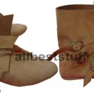 Medieval Leather Shoe Brown High Quality Boots