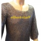 Chain Mail Shirt Mild Steel Hauberk Flat Rivet Flat Washer ChainMail Large LL