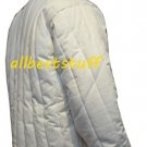 Chain Mail Padded Gambeson Arming Double White with Arming Cap Set