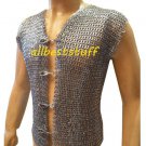 Chain Mail Riveted Club Jacket with Metal Clasp