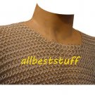 Butted Chain Mail Aluminium Shirt with Silver Anodizing Small