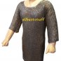 MS Chain Mail Chainmail Shirt Flat Riveted Washar Hauberk Medium LL