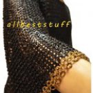 MS Chain Mail Shirt Flat Riveted Flat Washer Designer Brass Flat Riveted Hauberk