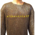 8mm MS Flat Riveted with Flat Washer Chain Mail Shirt XL