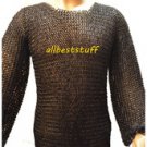 MS Chain Mail Shirt Round Rivet Flat Washer Small Ring size 18G 6mm Dense Look