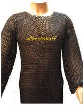 MS Chain Mail Shirt Round Rivet Flat Washer Small Ring size 18G 6mm Dense Look