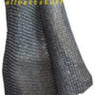 Round Riveted Chain Mail Shirt Large Chainmail Long Sleev Mild Steel