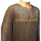 8mm MS Flat Riveted with Flat Washer Chain Mail Shirt MM
