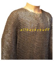 8mm MS Flat Riveted with Flat Washer Chain Mail Shirt MM