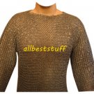 Riveted Chain Mail Shirt Round Aluminium Shirt Round Full Rivet Silver Anodized