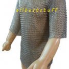 Butted Chain Mail Shirt with Zinc Coating Chainmail shirt Medium Haubark