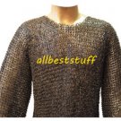Chainmail Hauberk Shirt Full Flat Riveted 8 mm rings Riveted Chainmail Shirt