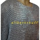 Aluminium Full Flat Riveted Chain Mail Shirt SM 16g 9mm