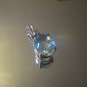 Nice Sterling Silver Topaz Pendant Checkerboard Cut