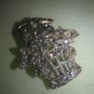 Beautiful Vintage 1930s Rhinestone Flower Basket Brooch