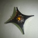 Beautiful Vintage Brooch Rhinestone