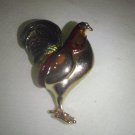 Vintage Rooster Chicken Brooch
