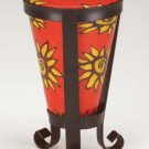 Sunburst Pattern Cone-Shaped Candle