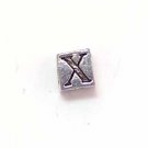 Alphabet Metal Bead - X (ME631-X)
