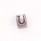 Alphabet Metal Bead - U (ME631-U)